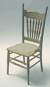 Dollhouse Miniature M-540 Victorian Cane Seat Chair Minikit
